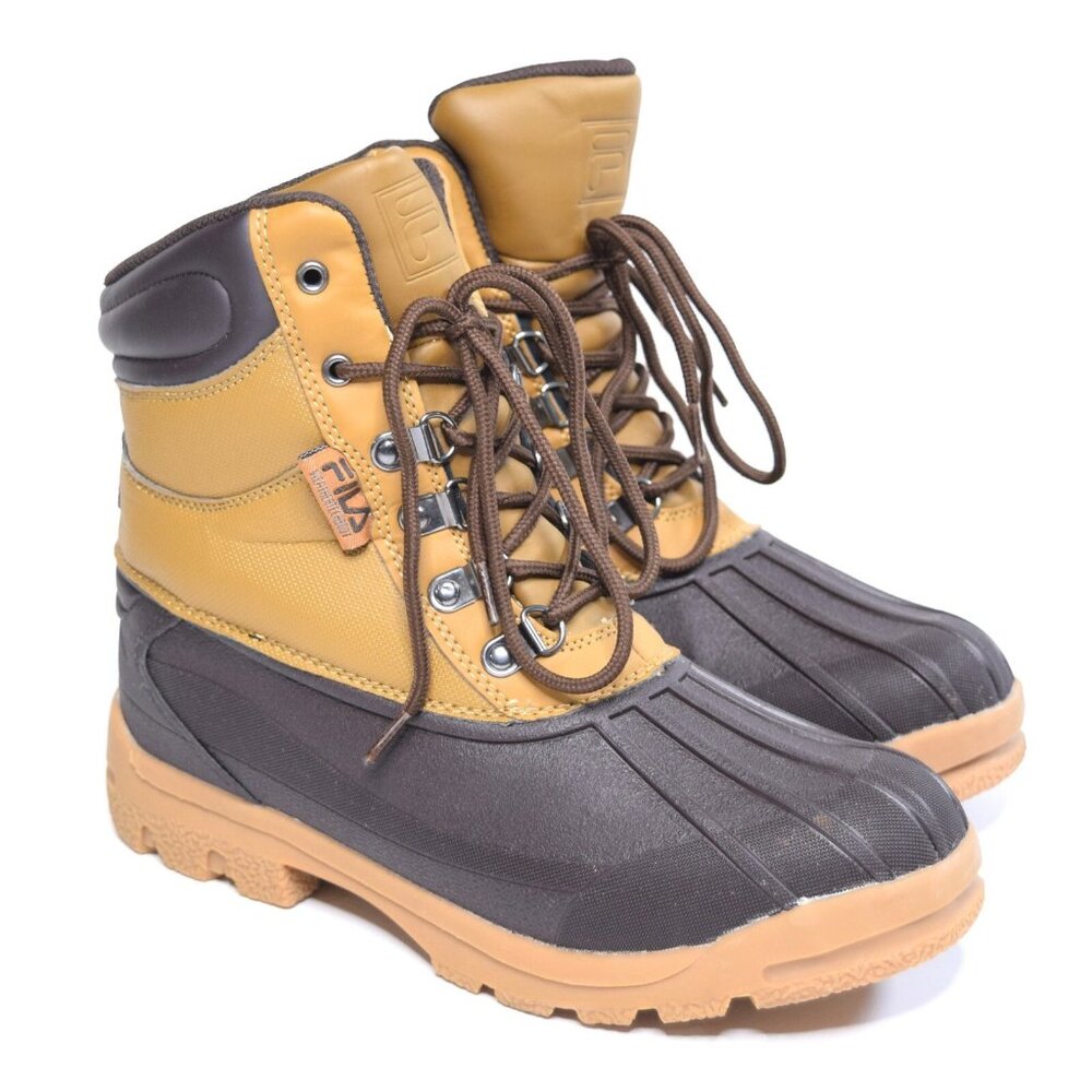 FILA Waterproof Weathertech Extreme Wheat Tan Duck Boots Men's Sz 8‎